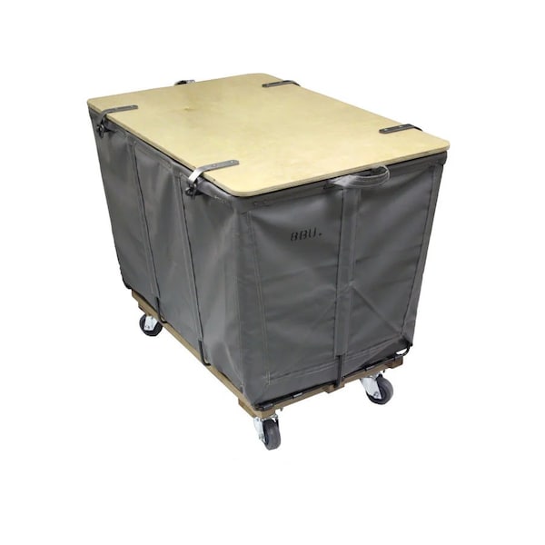 Steele Canvas Basket 16BU Permanent Truck Red Vinyl w/Grey Vinyl, 5in